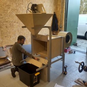 Adam and the nearly completed Winnow Wizard